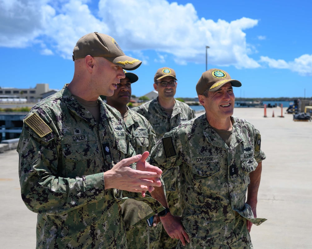 Rear Admiral Blake Converse visits USV Ranger during UxS IBP 23.2