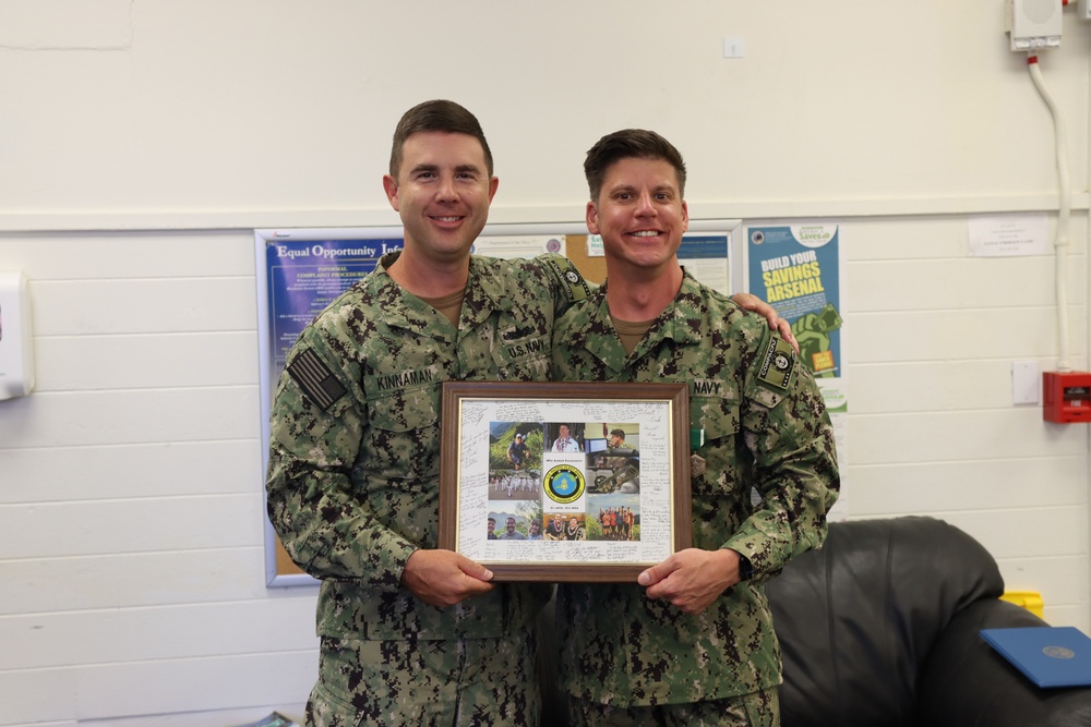 U.S. Pacific Fleet Band Bids Farewell to Detaching Member