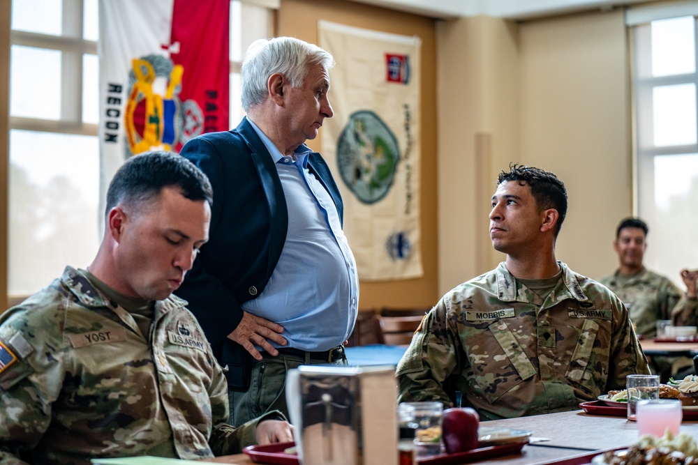 U.S. Senator Jack Reed visits Fort Liberty