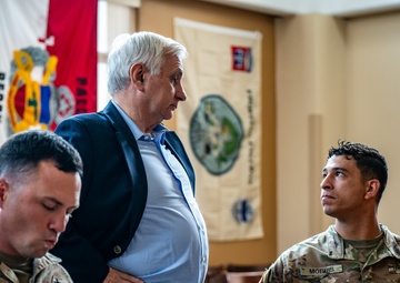 U.S. Senator Jack Reed visits Fort Liberty