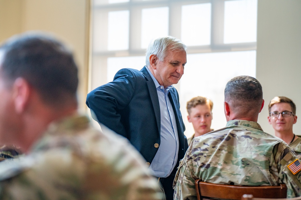 U.S. Senator Jack Reed visits Fort Liberty