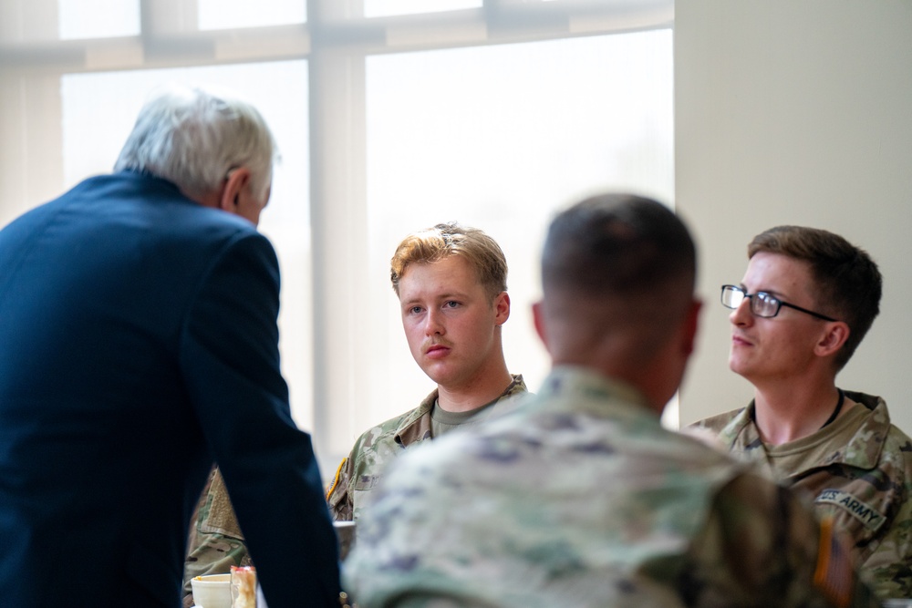 U.S. Senator Jack Reed visits Fort Liberty