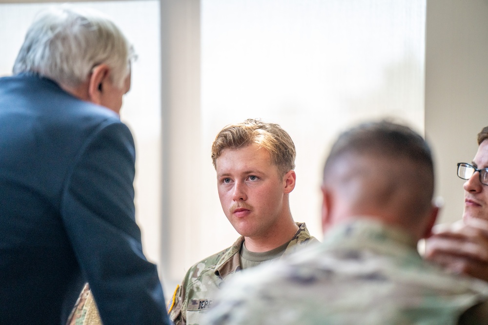 U.S. Senator Jack Reed visits Fort Liberty