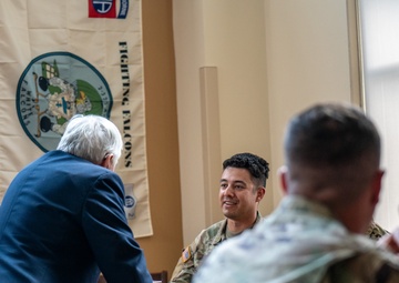 U.S. Senator Jack Reed visits Fort Liberty