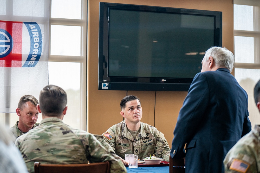 U.S. Senator Jack Reed visits Fort Liberty