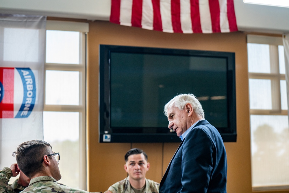 U.S. Senator Jack Reed visits Fort Liberty