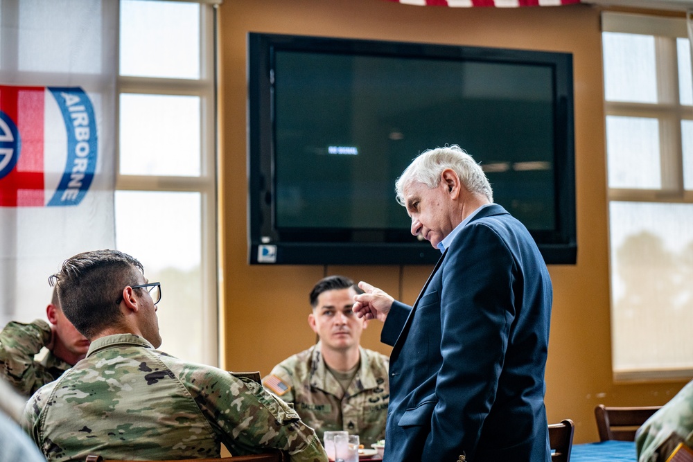 U.S. Senator Jack Reed visits Fort Liberty