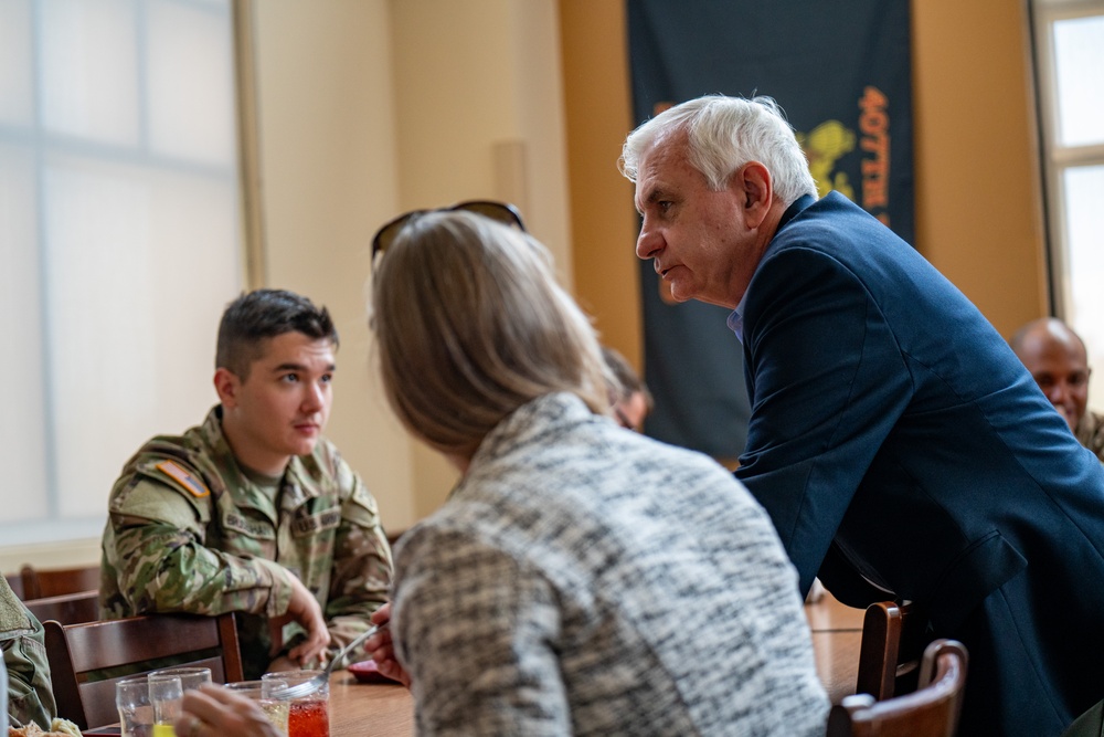 U.S. Senator Jack Reed visits Fort Liberty