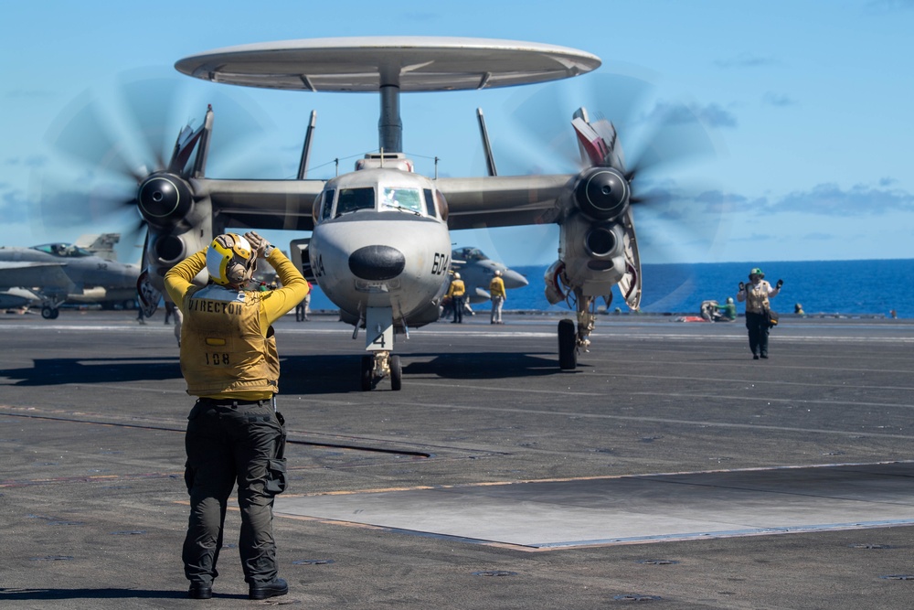 USS Ronald Reagan (CVN 76) conducts flight operations