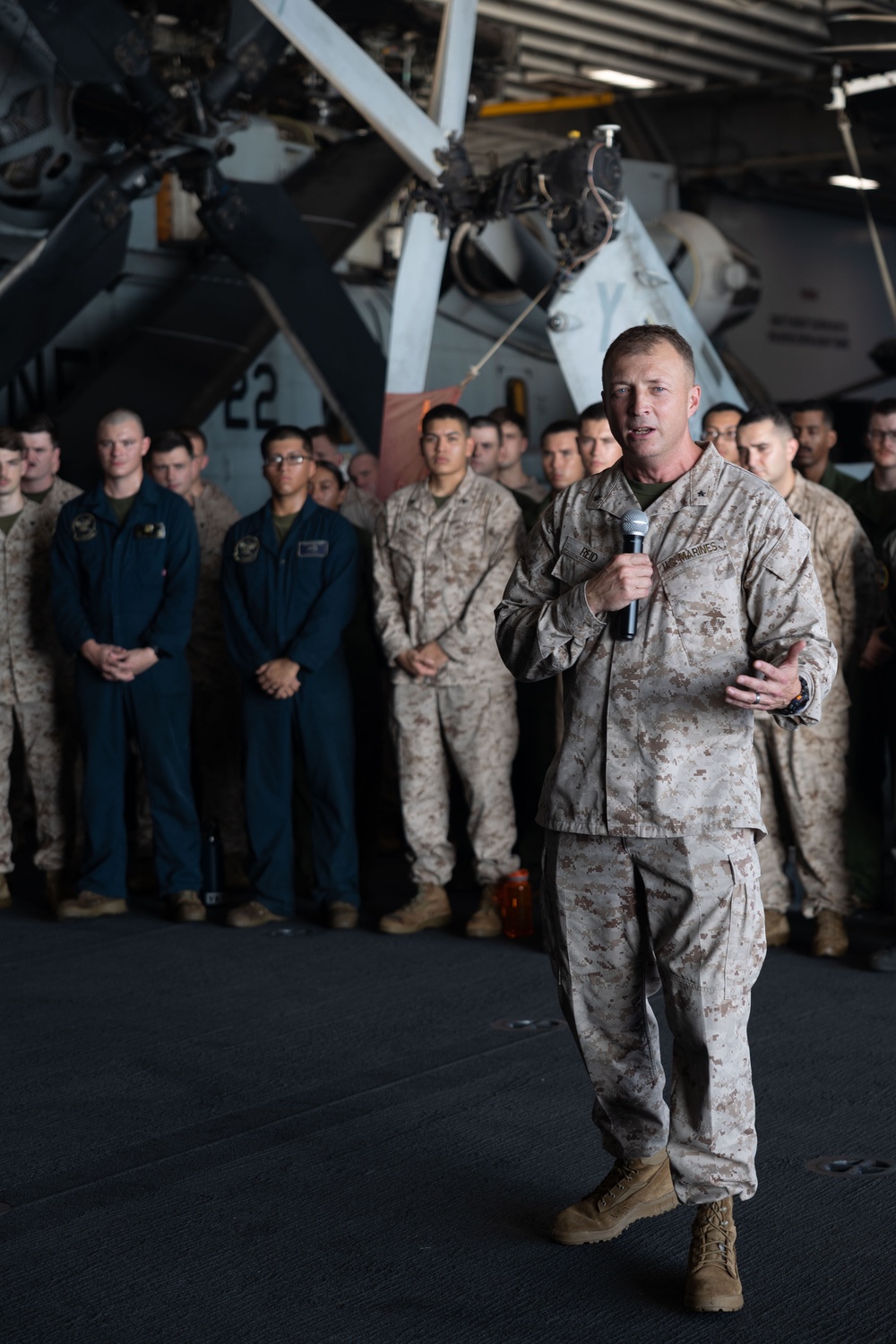 Task Force 51/5 Visits USS Bataan