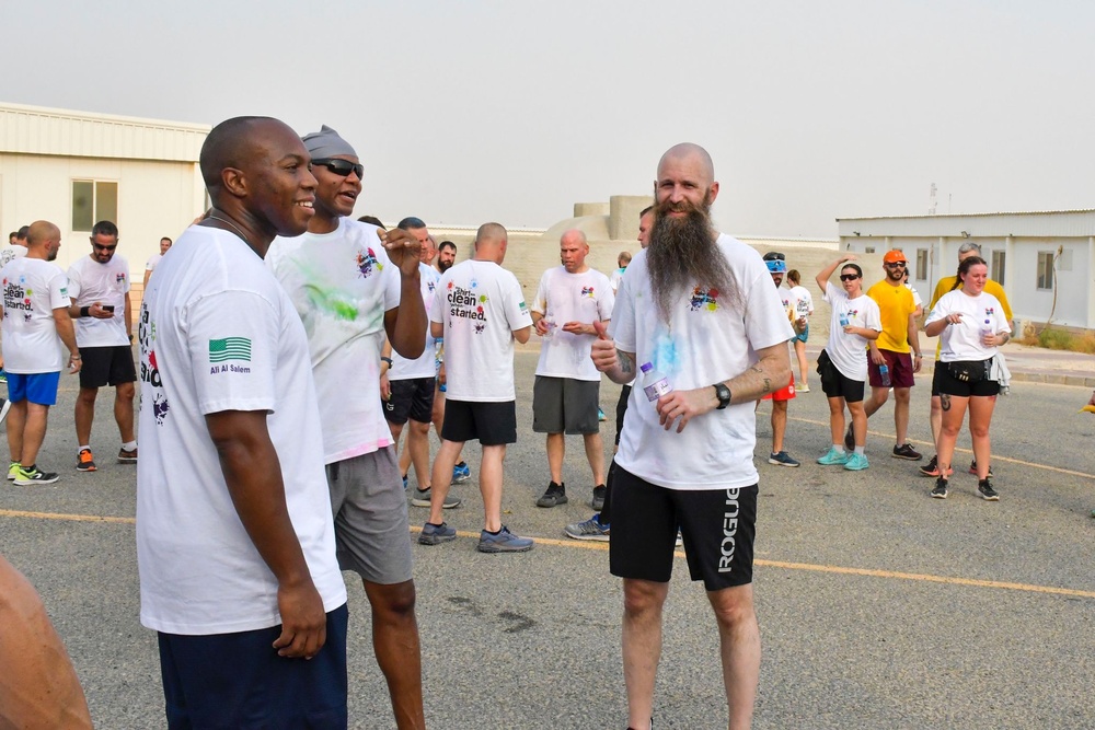 386 EFSS Color Run 5K with the Charge d'Affaires