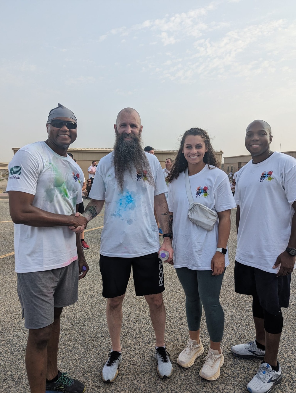 386 EFSS Color Run 5K with the Charge d'Affaires