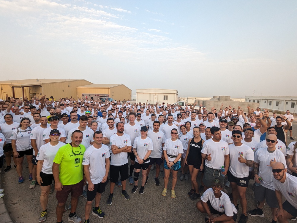 386 EFSS Color Run 5K with the Charge d'Affaires