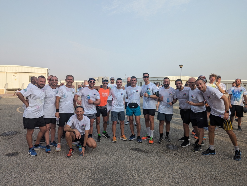 386 EFSS Color Run 5K with the Charge d'Affaires