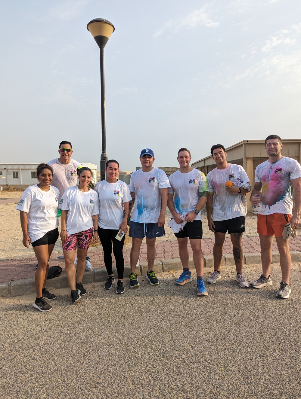 386 EFSS Color Run 5K with the Charge d'Affaires