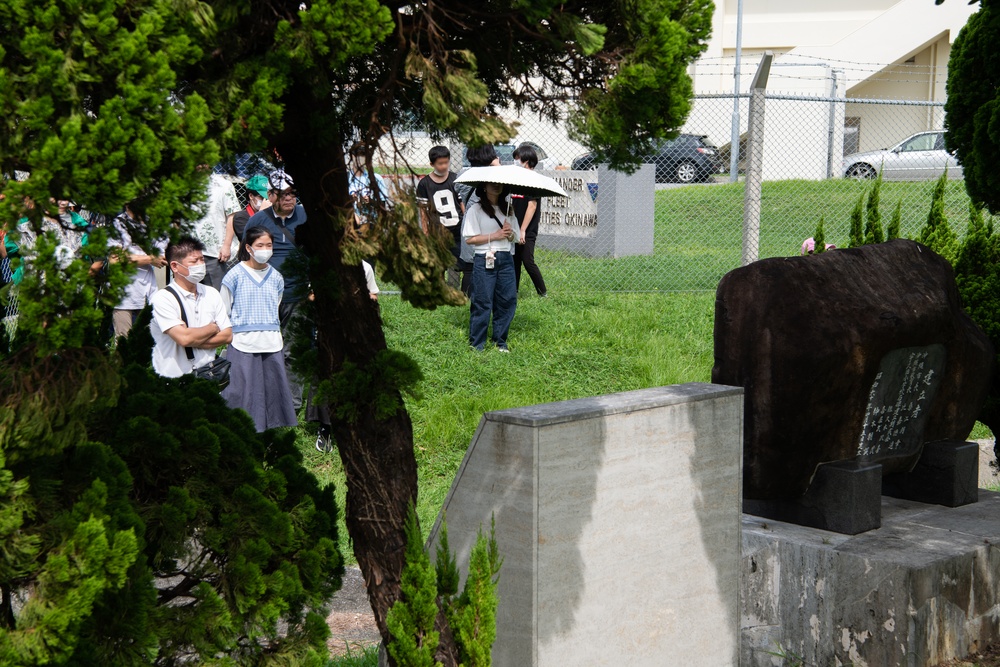 A walk through the past: Okinawa residents visit historical sites on Kadena