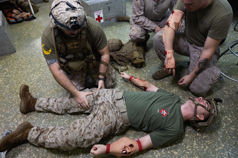 USS Bataan Medical Training