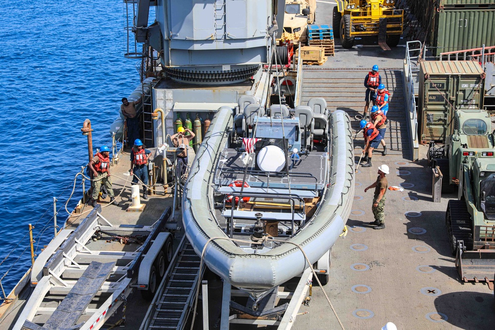 USS Carter Hall Conducts Small Boat Operations