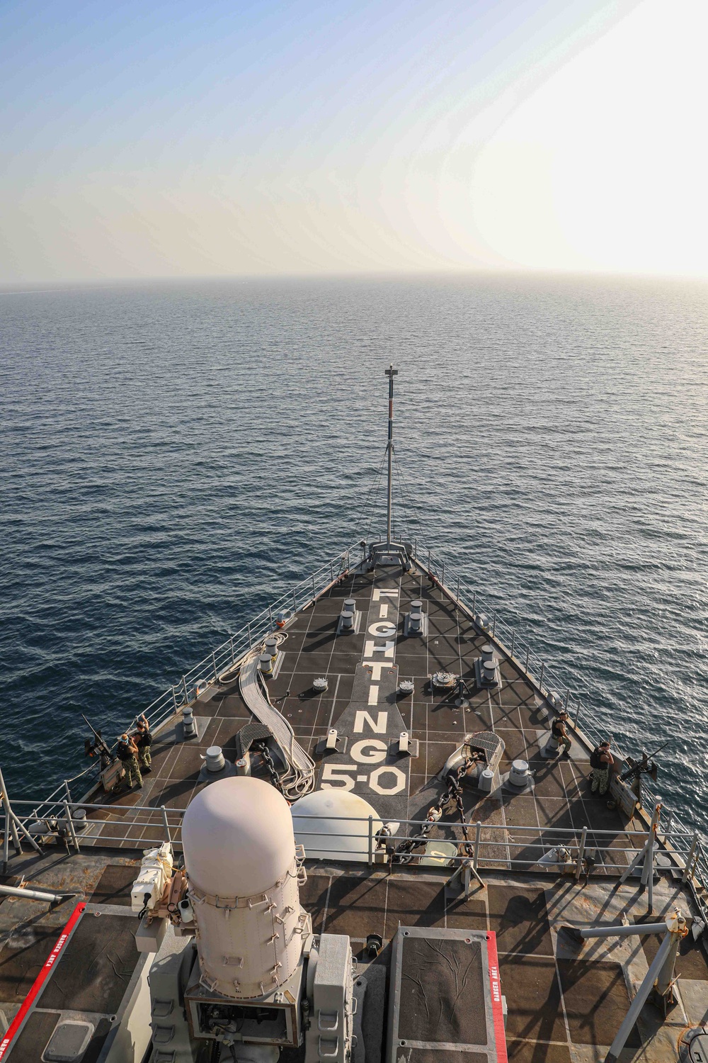 USS Carter Hall Transits Strait of Hormuz