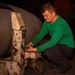 Sailor Chains a Fuel Cell Aboard USS Carl Vinson (CVN 70)