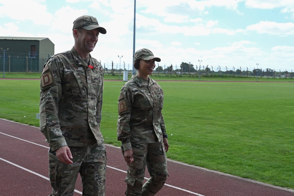 RAF Mildenhall hosts the Tri-Base Diversity Day run and walk event