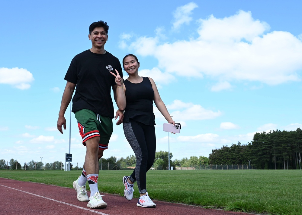 RAF Mildenhall hosts the Tri-Base Diversity Day run and walk event