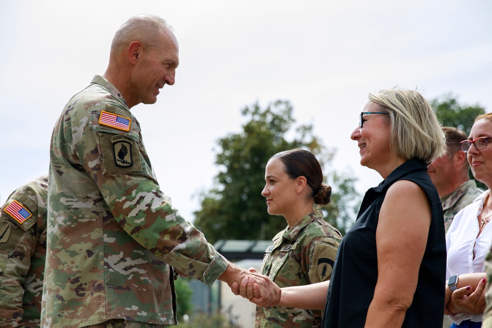 Army Senior leaders visit USAREUR-AF headquarters