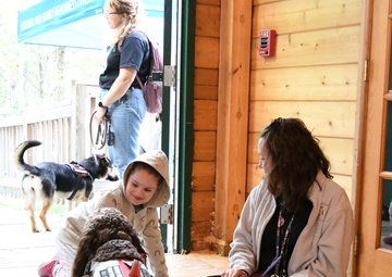 Fort Drum families join Family Advocacy Program team to tackle stress during Chill Fest