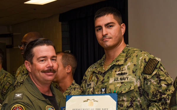 NSF Diego Garcia Awards at Quarters - August