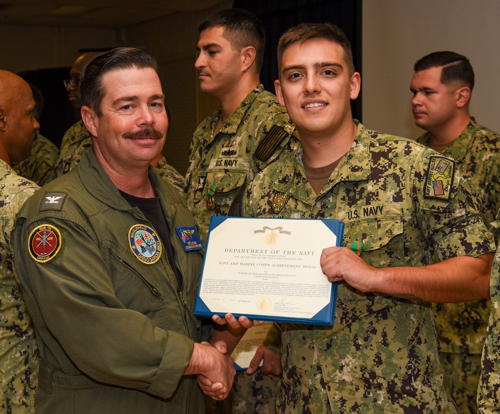 NSF Diego Garcia Awards at Quarters - August