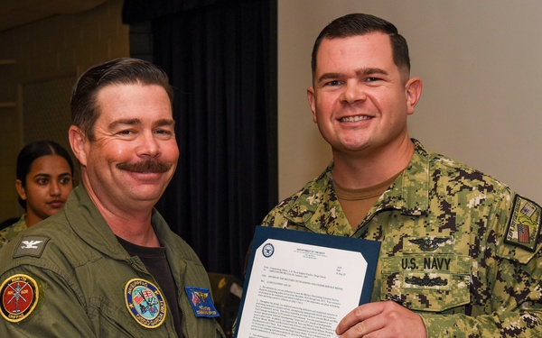 NSF Diego Garcia Awards at Quarters - August