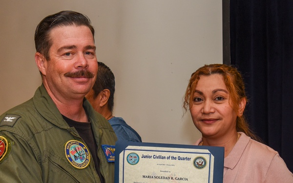 NSF Diego Garcia Awards at Quarters - August