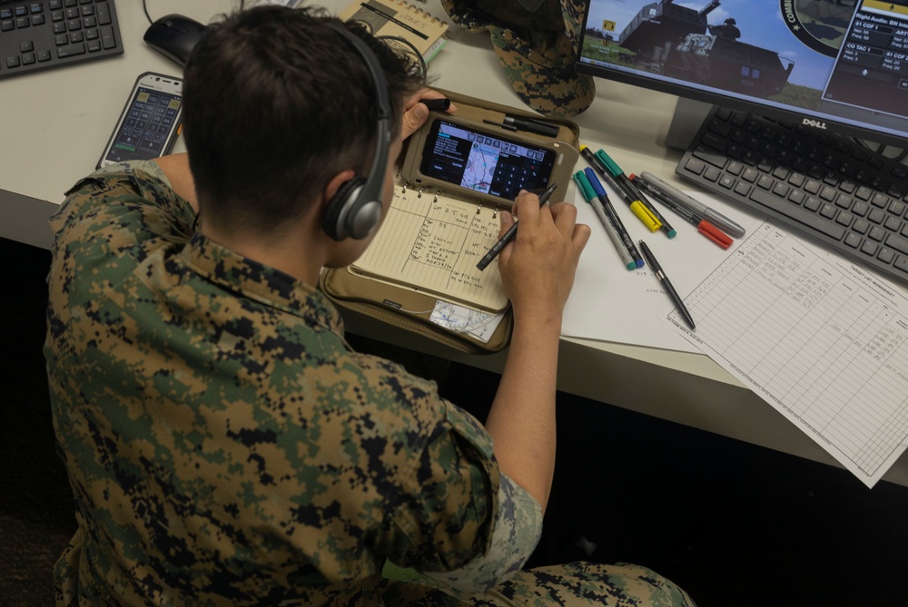 3/2 Marines stay ready with Combined Arms Staff Training