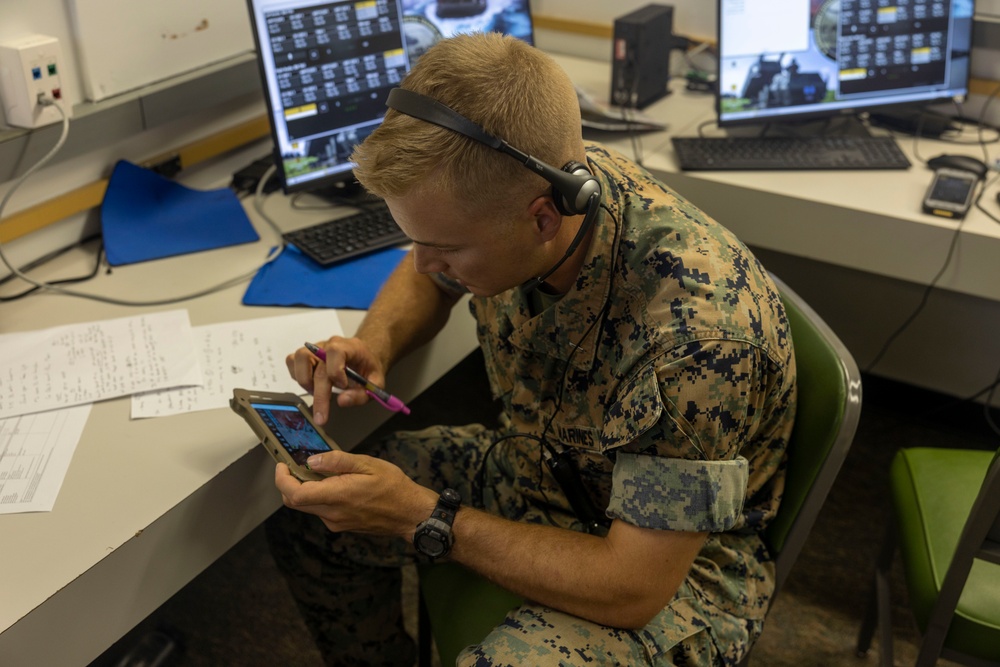 3/2 Marines stay ready with Combined Arms Staff Training