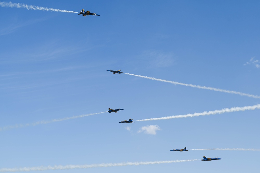 Blue Angels Flying