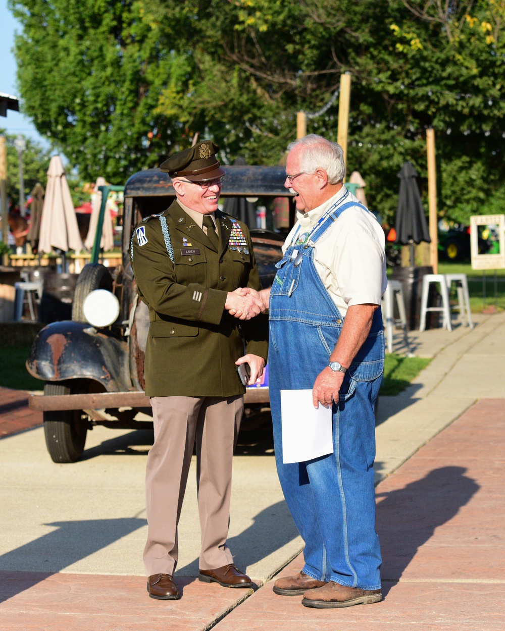 Military Day Flag Raising Ceremony at the Indiana State Fair