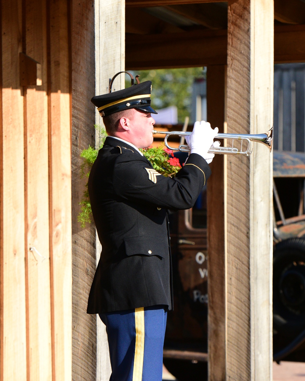 Military Day Flag Raising Ceremony at the Indiana State Fair