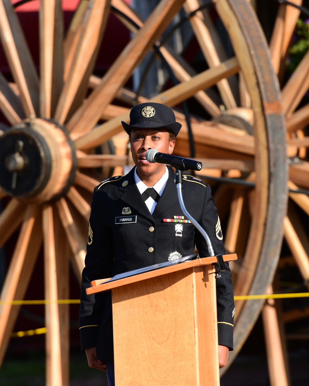 Military Day Flag Raising Ceremony at the Indiana State Fair