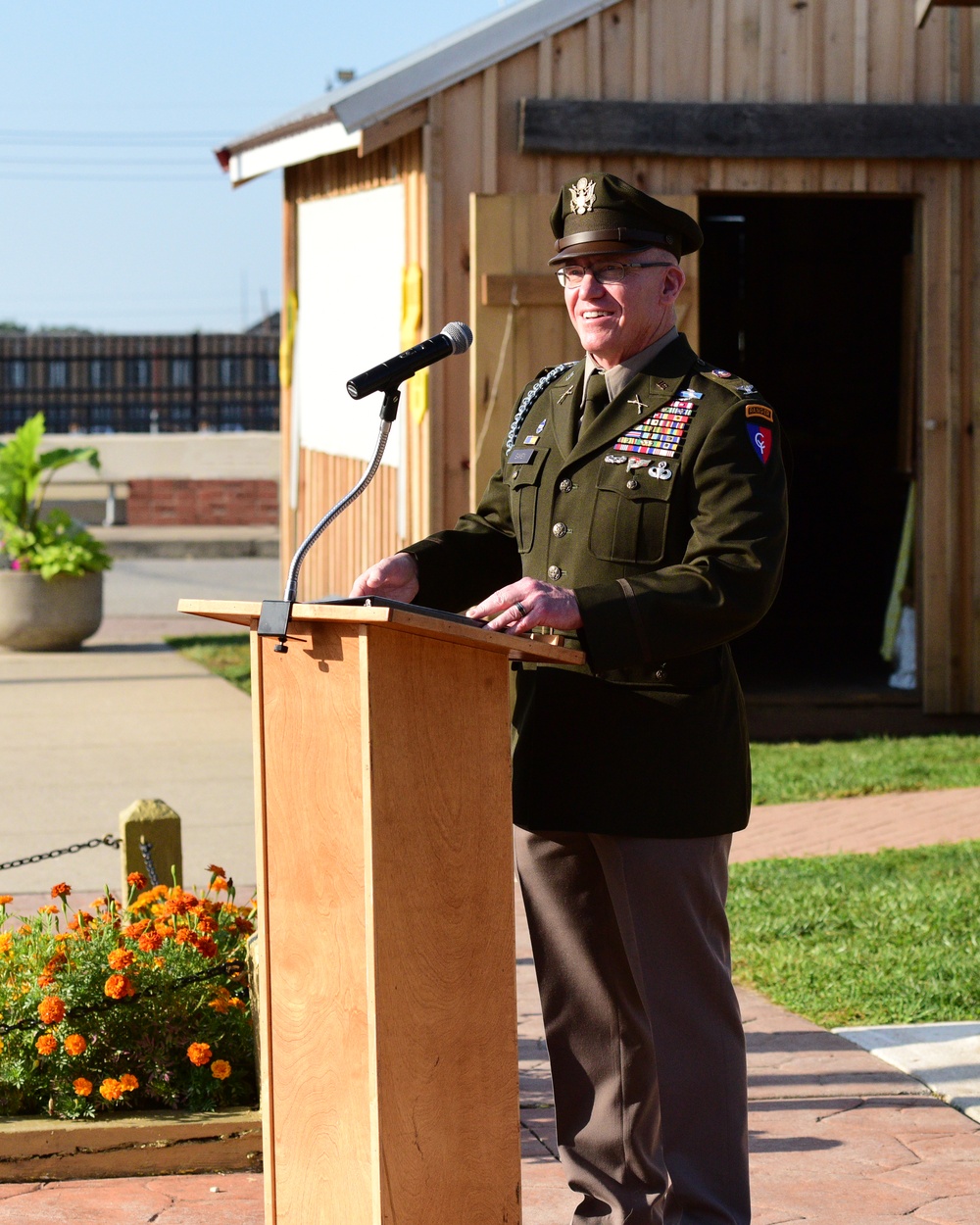 Military Day Flag Raising Ceremony at the Indiana State Fair