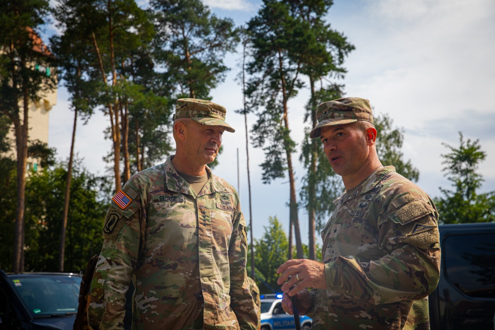 VCSA and SMA visit Grafenwoehr Training Area