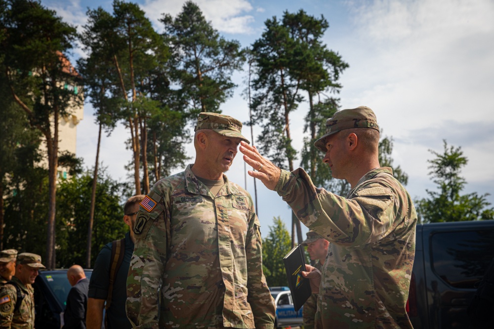 VCSA and SMA visit Grafenwoehr Training Area