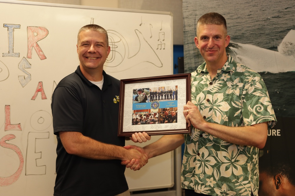 Senior Chief Musician Robert Booker Retires