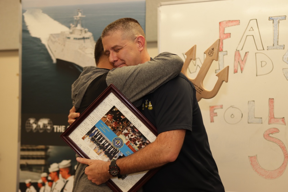 Senior Chief Musician Robert Booker Retires