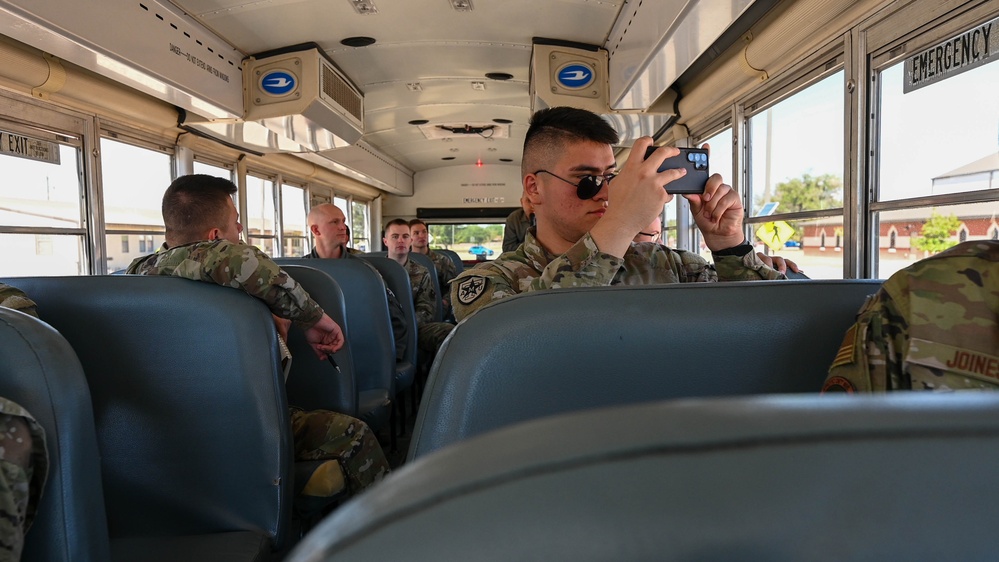 Texas A&amp;M ROTC cadets tour Goodfellow