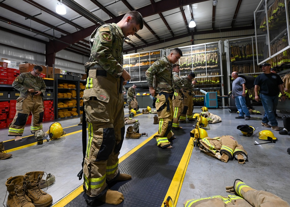 Texas A&amp;M ROTC cadets tour Goodfellow