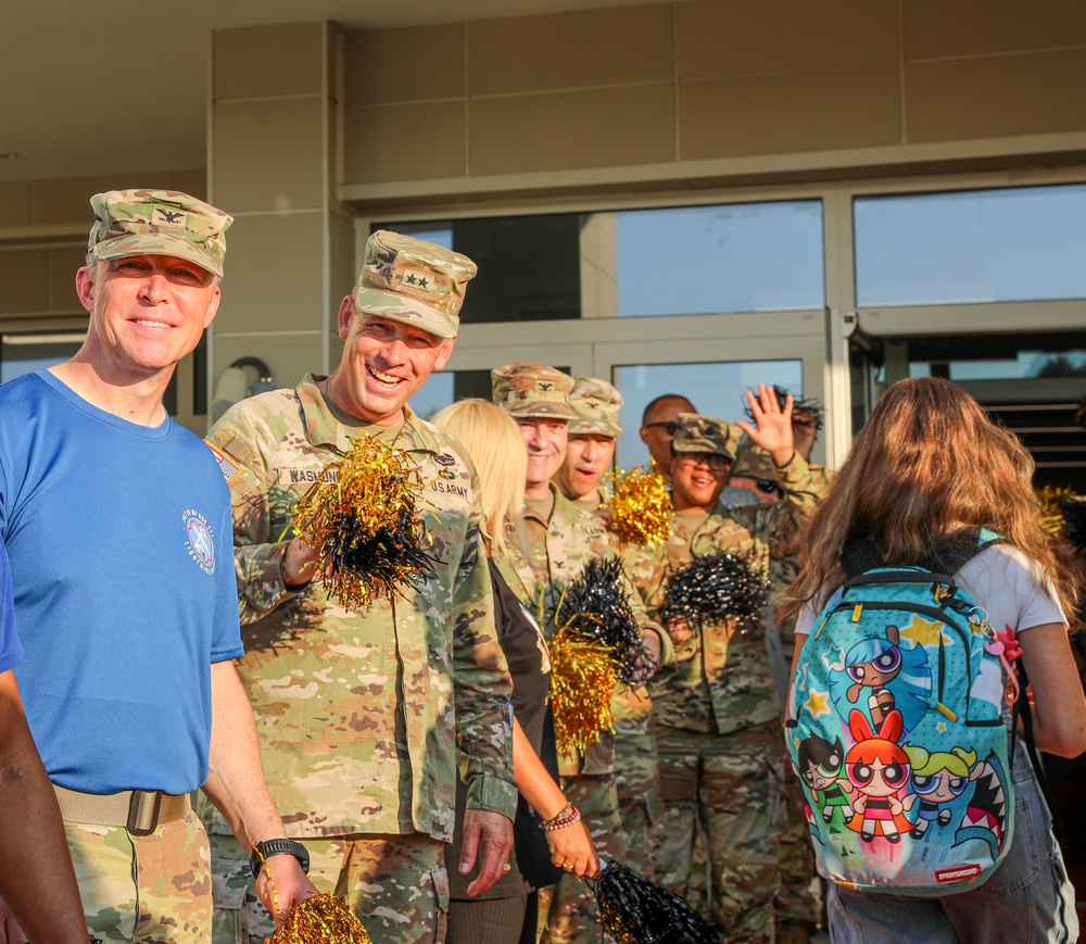 Red carpet return to new Vicenza High School