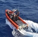 U.S. Coast Guard Cutter Resolute (WMEC 620) conducts small boat operations