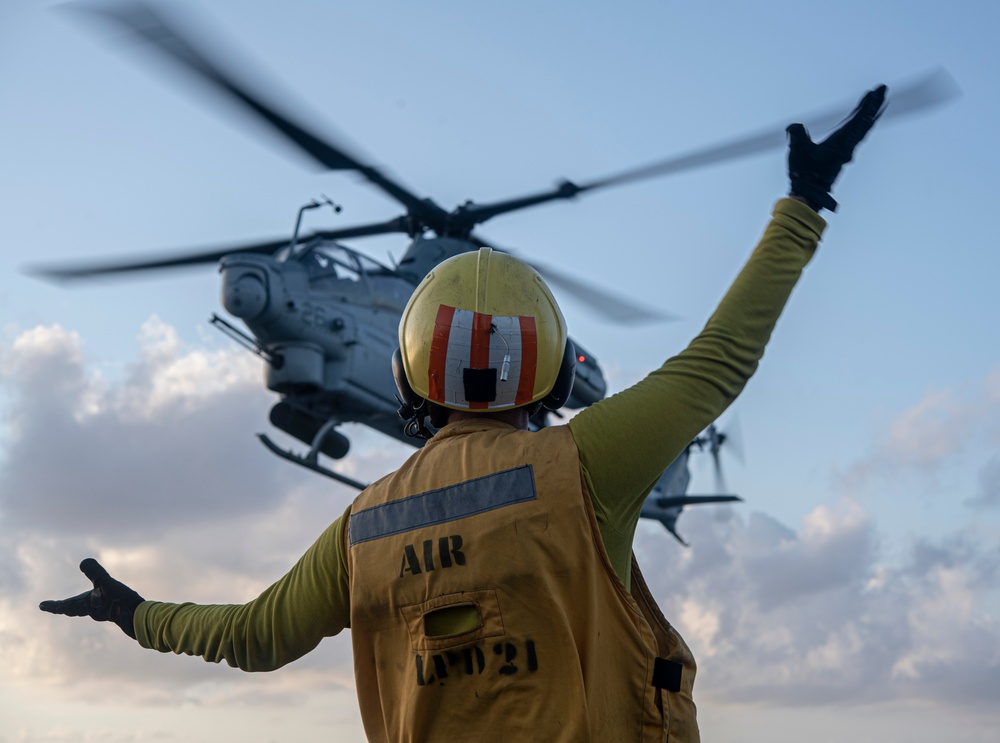 USS New York Flight Operations