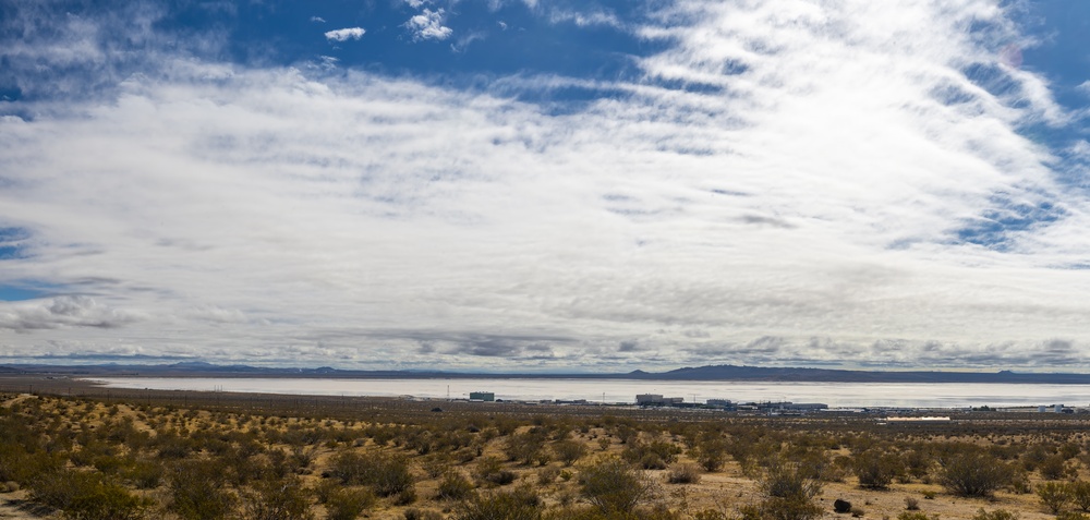 Rogers Dry Lake Fills with Water Following Hurricane Hilary