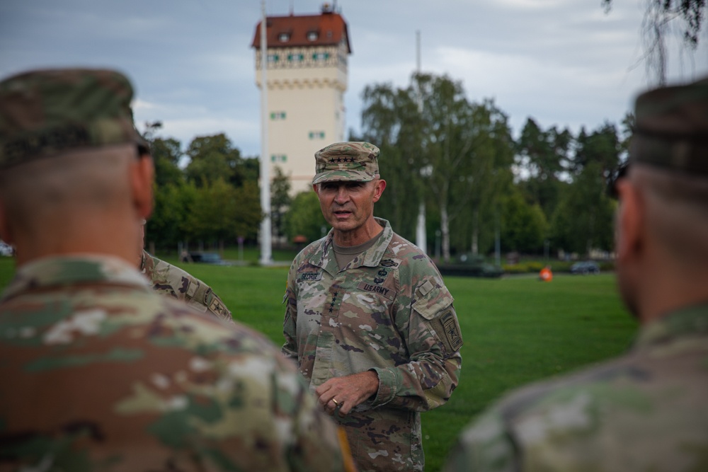 VCSA and SMA visit Grafenwoehr Training Area